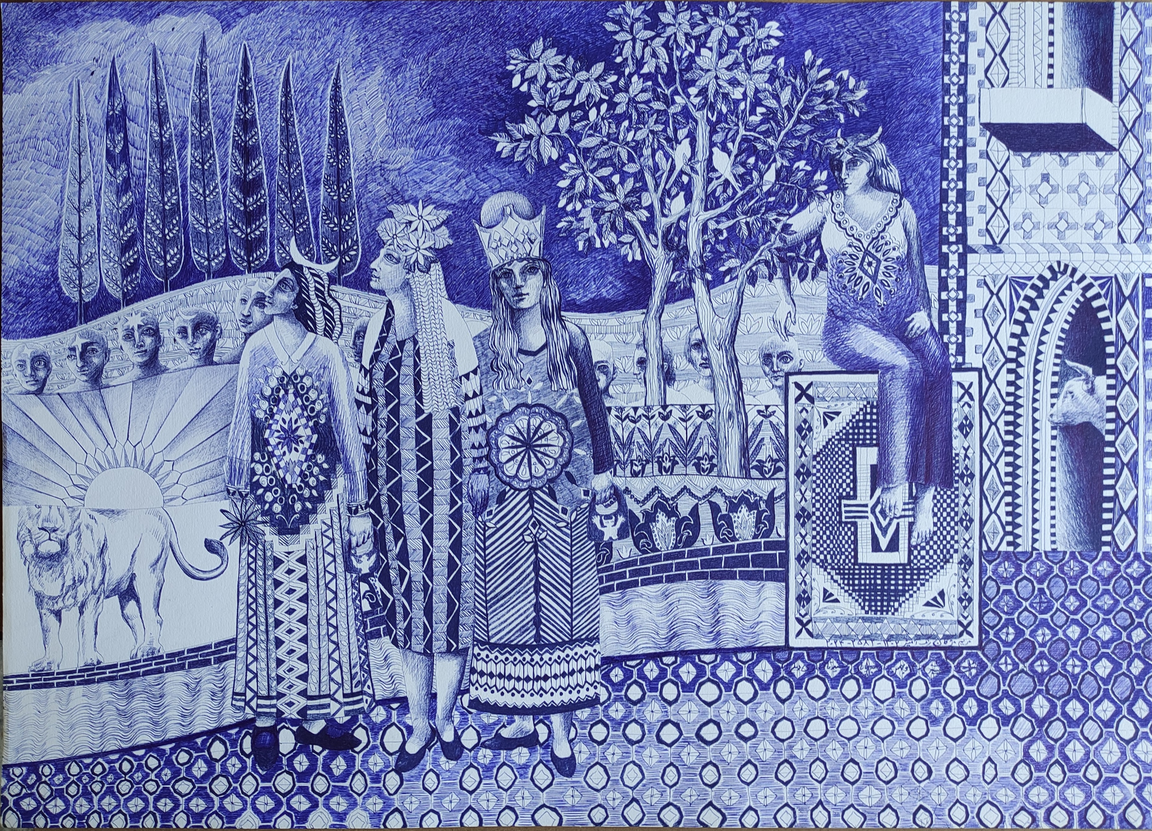 گالری نقاشی‌های مریم رنگ‌آمیز 